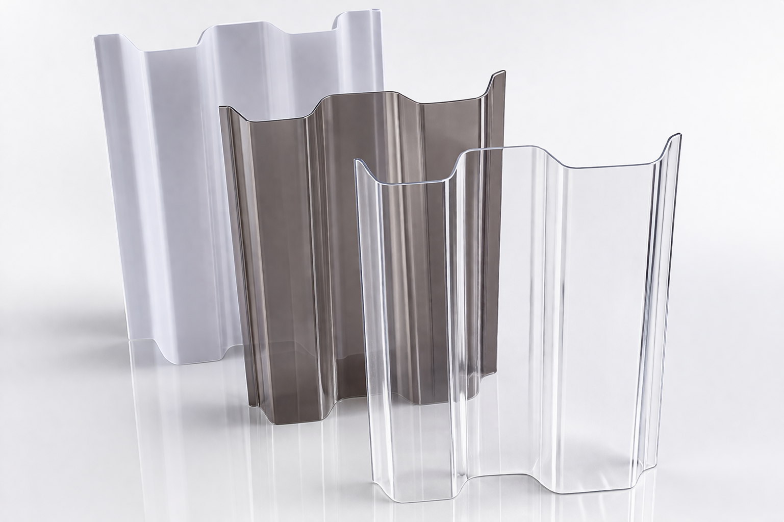 Ondex und Sollux Lichtplatten aus PVC – nichtbrennbar abtropfend